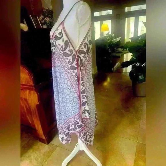 JOLT  sleeves scarf style sundress XL. Fully lined.  Paisley print. Exc cond - Picture 7 of 16